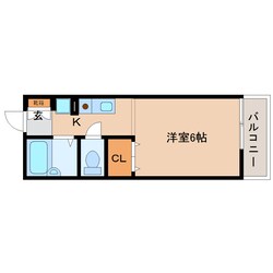 奈良駅 徒歩12分 2階の物件間取画像